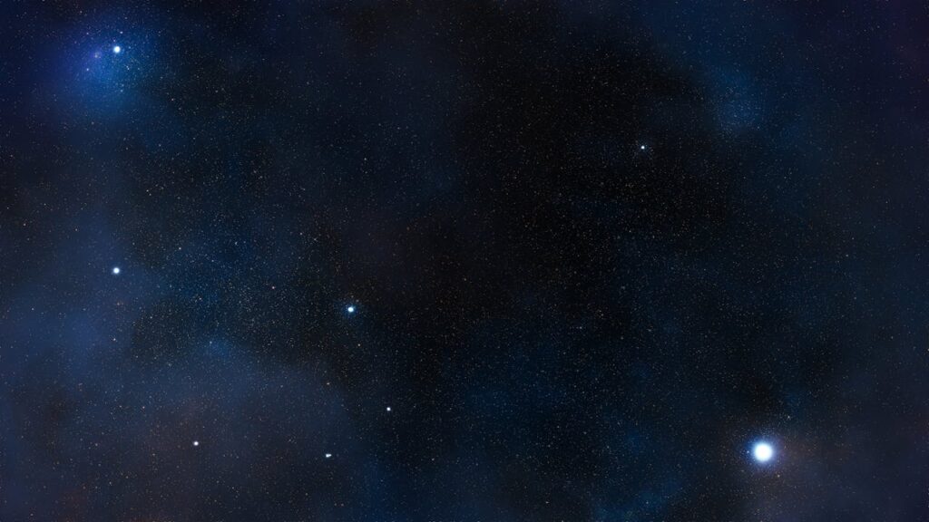 An constellation of stars representing the multidimensional nature of the autism spectrum.