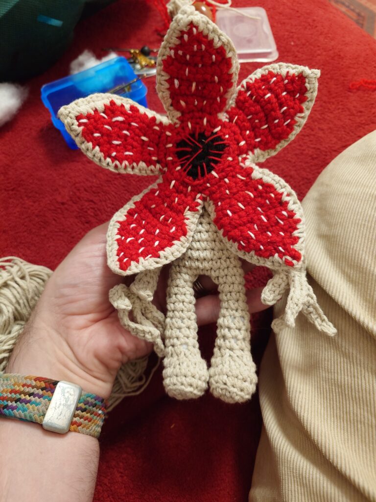 Stranger Things crochet demogorgon